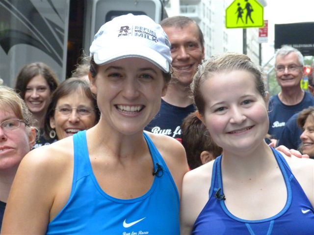 Katie & Colleen at the Finish Line